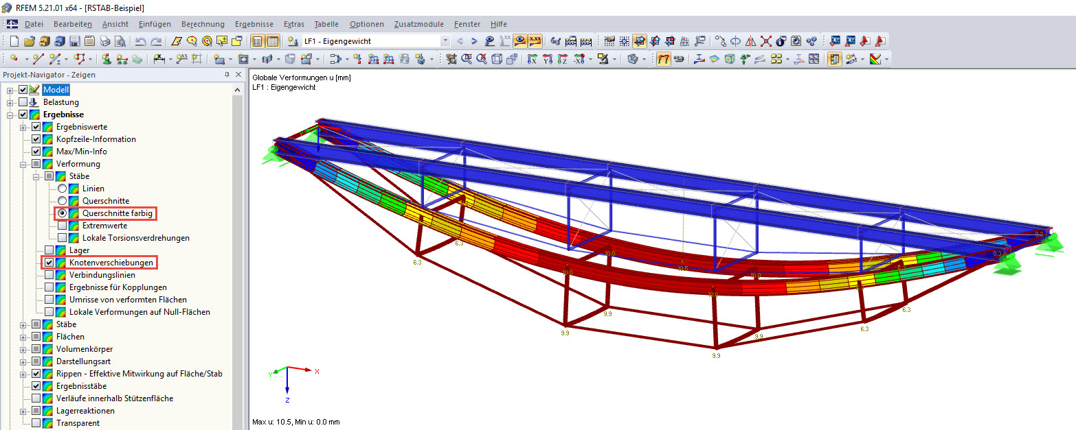Nodal Displacements