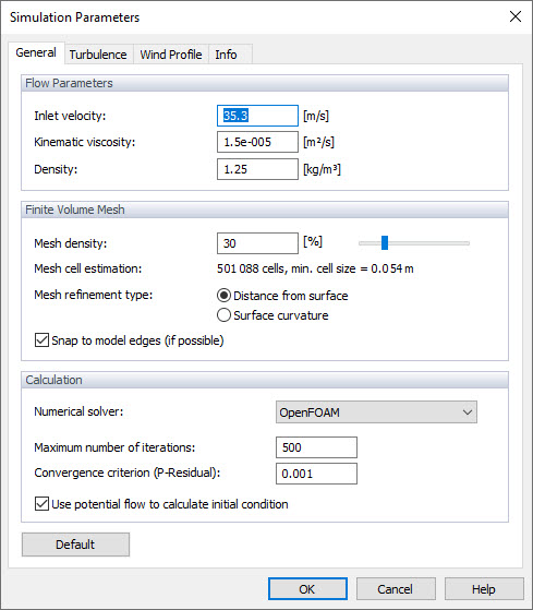 Simulation Parameters