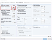 Calculation Parameters