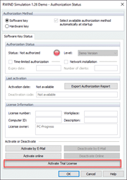 Activating Trial License