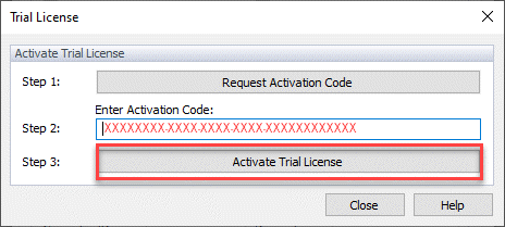 Activating Trial License