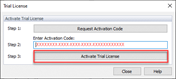 Activating Trial License