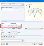 Defining Springs Instead of Fixed Supports