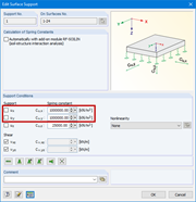 Defining Springs Instead of Fixed Supports