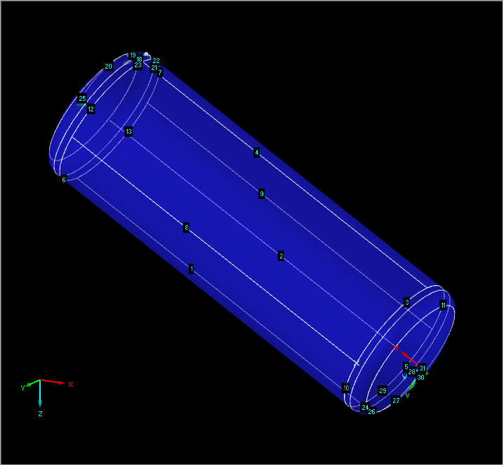Example Model of Inclined Container