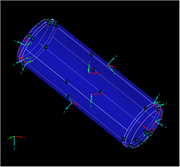 Unaligned Local Coordinate Systems on Container