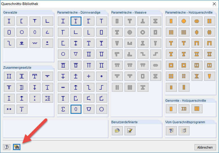Importing Cross-Section Table from File