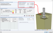 Dialog Box "Soil Profile" with Definition of Soil Profile Elevation