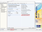 Settings of Parts List for All or only Members to be Designed
