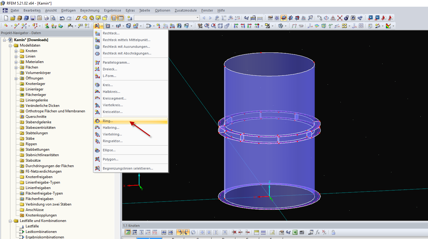 Generating Plane Annular Surface