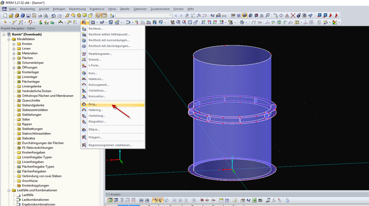 Generating Plane Annular Surface