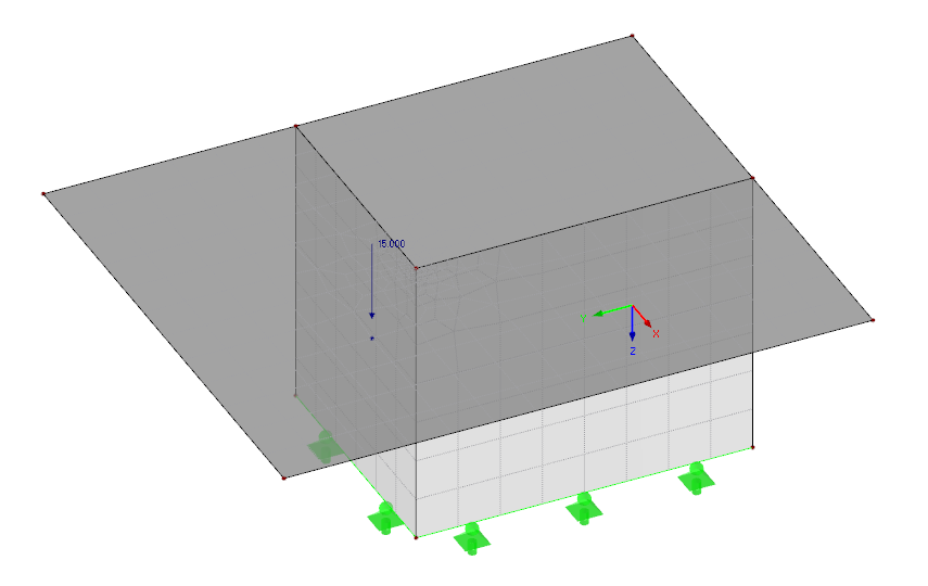 Concentrated Load on Plate