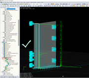 Correct Setting of Result Diagram for Nonlinear Support Reactions