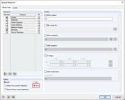 Dialog Box "Special Selection"