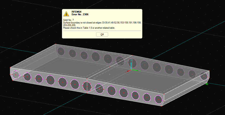 Error Message During FE Mesh Generation of Solid