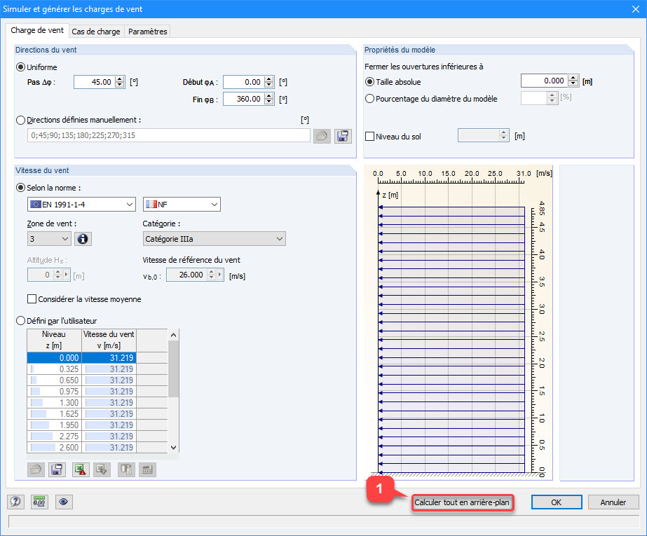 Calculate All in Background of RFEM