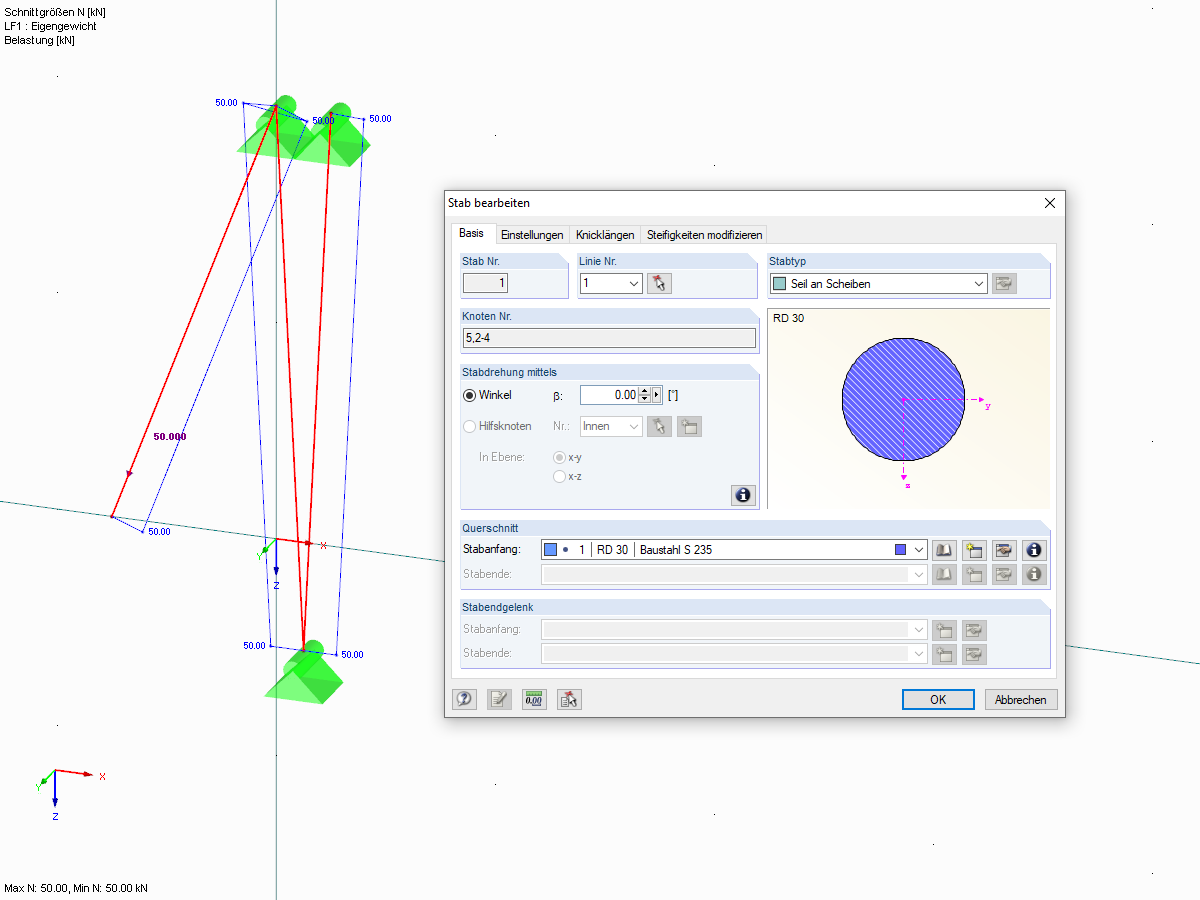 Member Type "Cable on Pulleys"