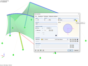 Member Type of "Cable Member" with Form-Finding Options