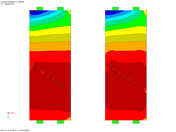Distribution of Basic Internal Force m-y on both Surfaces with Line Hinges