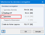 Dialog Box "Select Data to Save"
