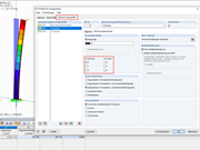 Separate Natural Vibration Cases for Individual Directions