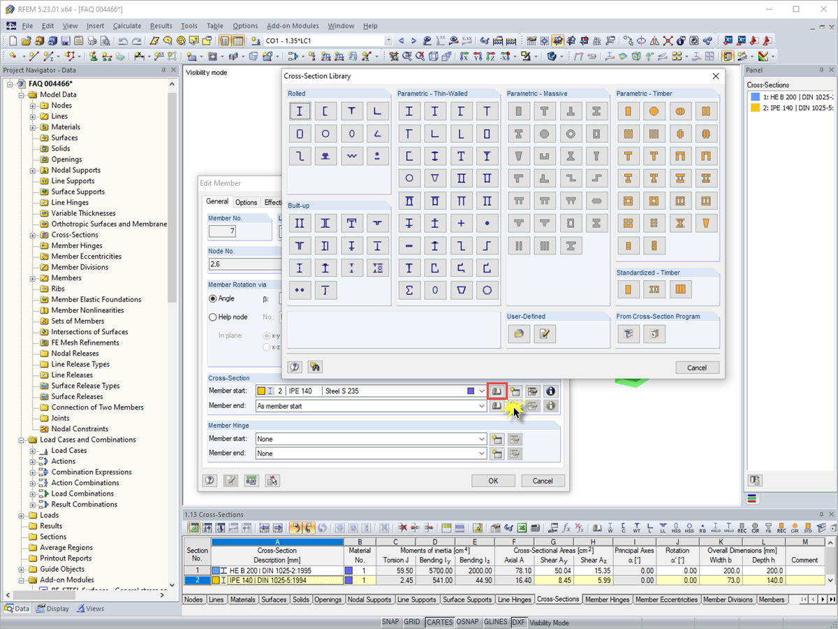 New Cross-Section from Cross-Section Library