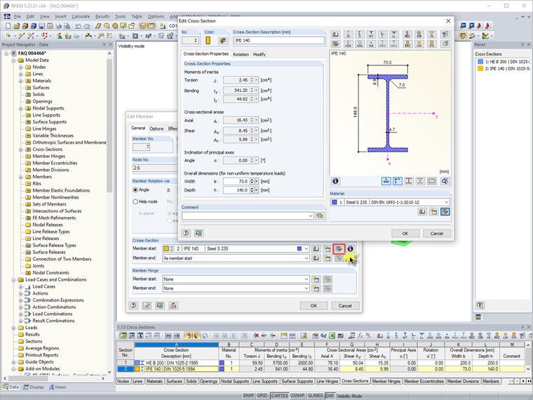 Editing Cross-Section