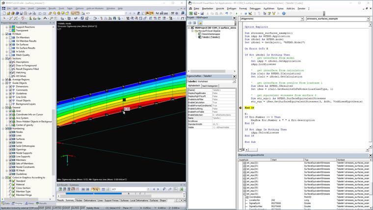 Extracting von Mises Stress from FE Mesh Point 242