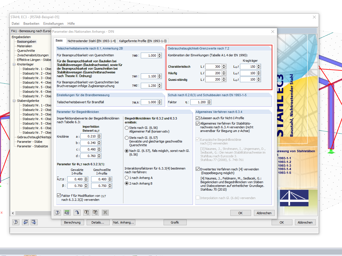 Limit Values for Deformation Analysis