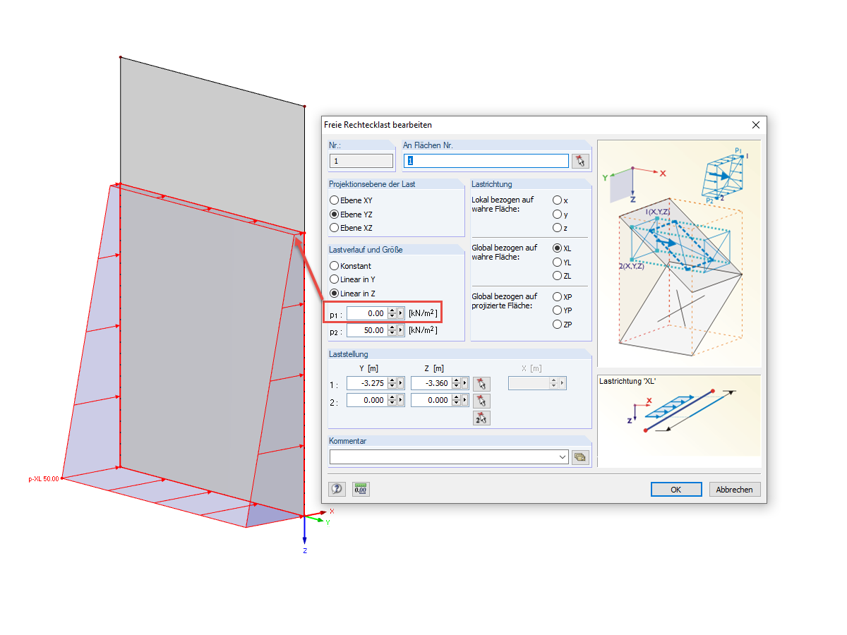 Linearly Variable Load Distribution