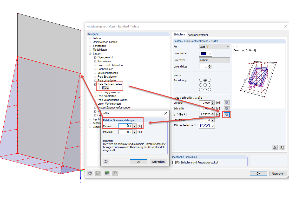 Adjusting Relative Limit Settings