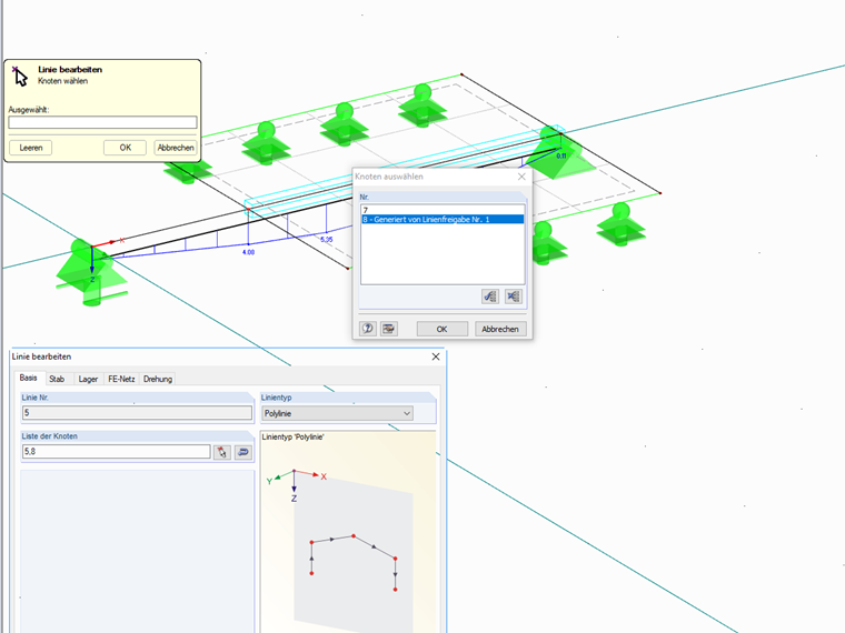 Specifying Nodal Release
