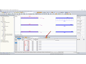 Table “Internal Forces - Members” with Colored Reference Scale