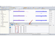 Table “Internal Forces - Members” with Colored Reference Scale