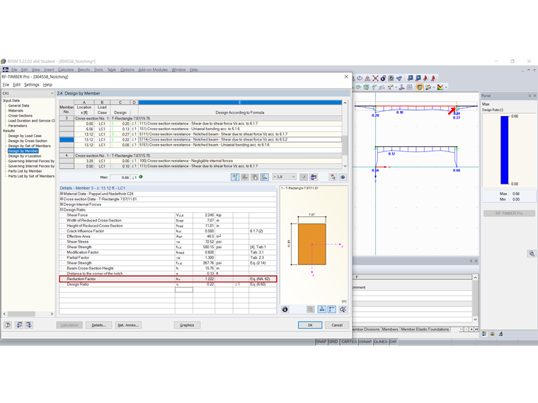 Notch - Reduction Factor Greater than 1.0