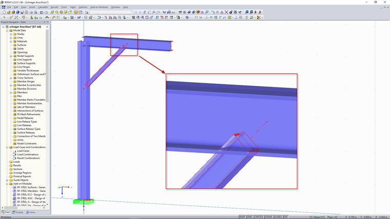 Right-Angled Member End