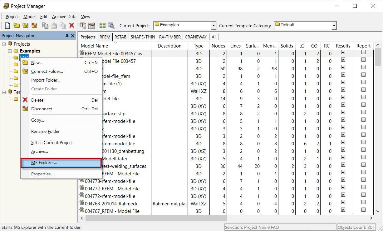 Opening Windows Explorer