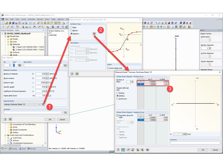 Creating Material Model - Wrong Process