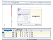Support in Dialog Box and Table (Marked in Red)