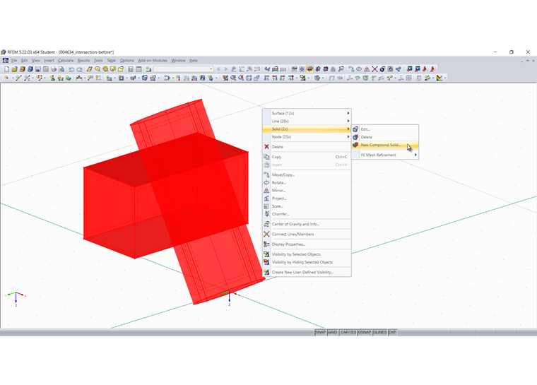 Creating Compound Solid and thus Intersections