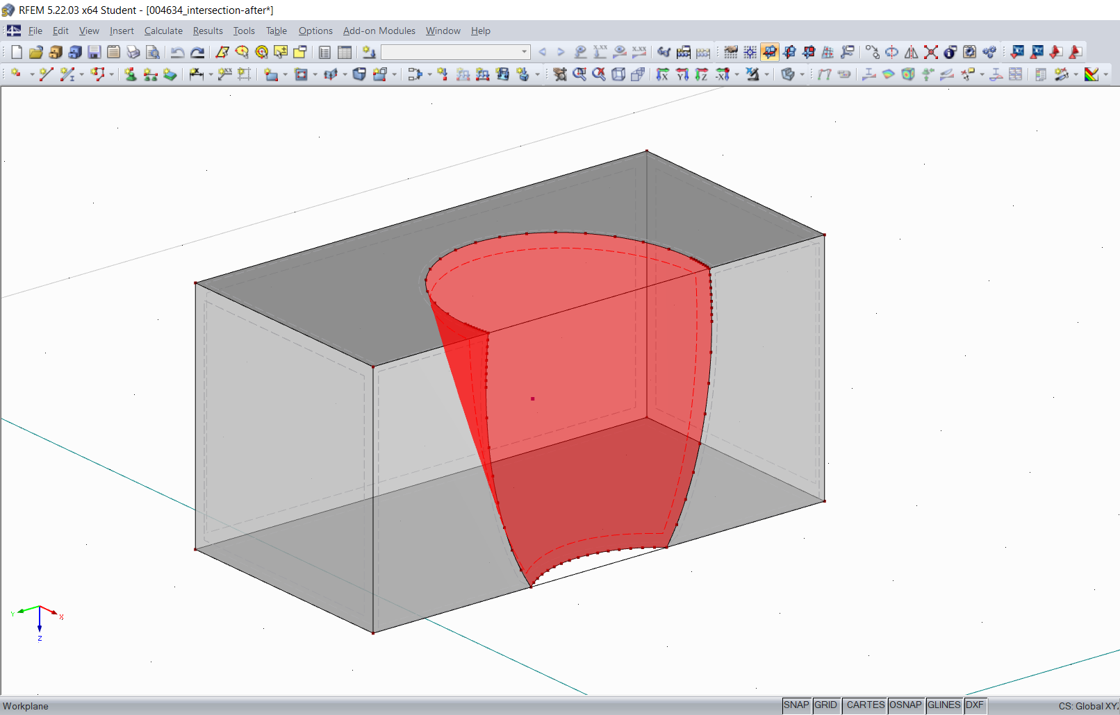 New Merged Solid Without Intersection