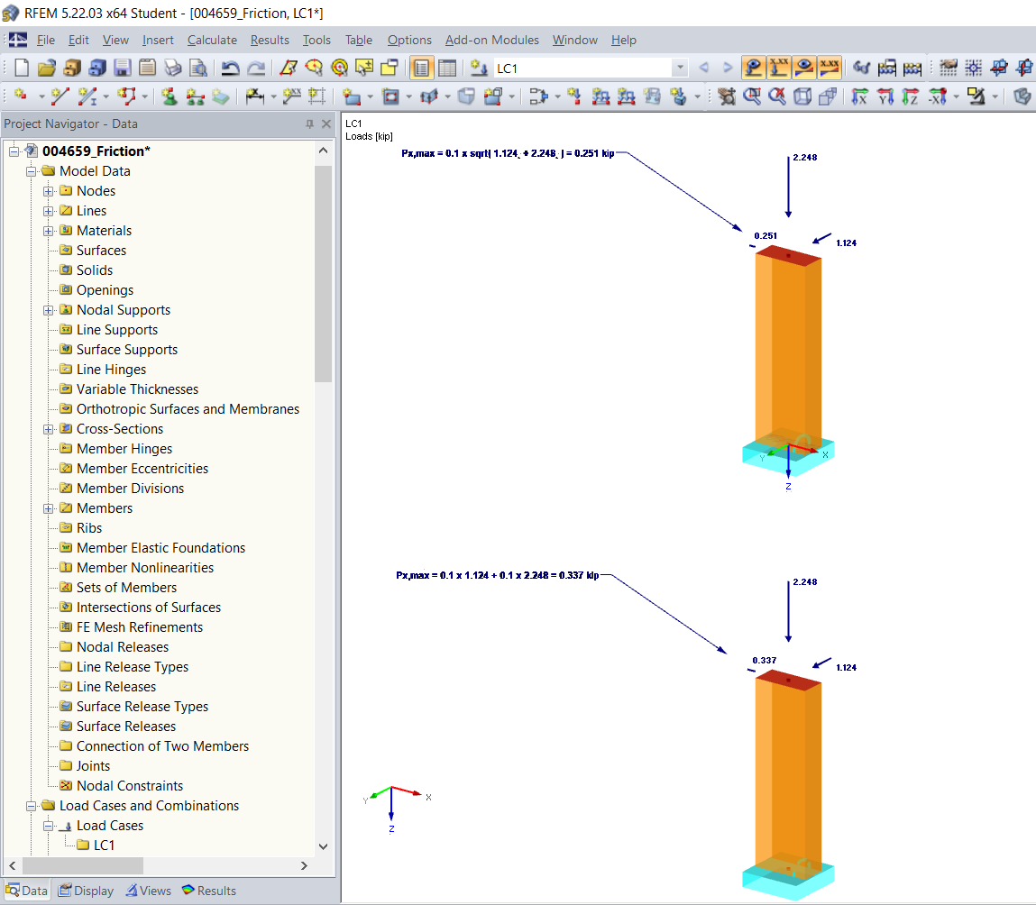 Structure Calculated with both Options