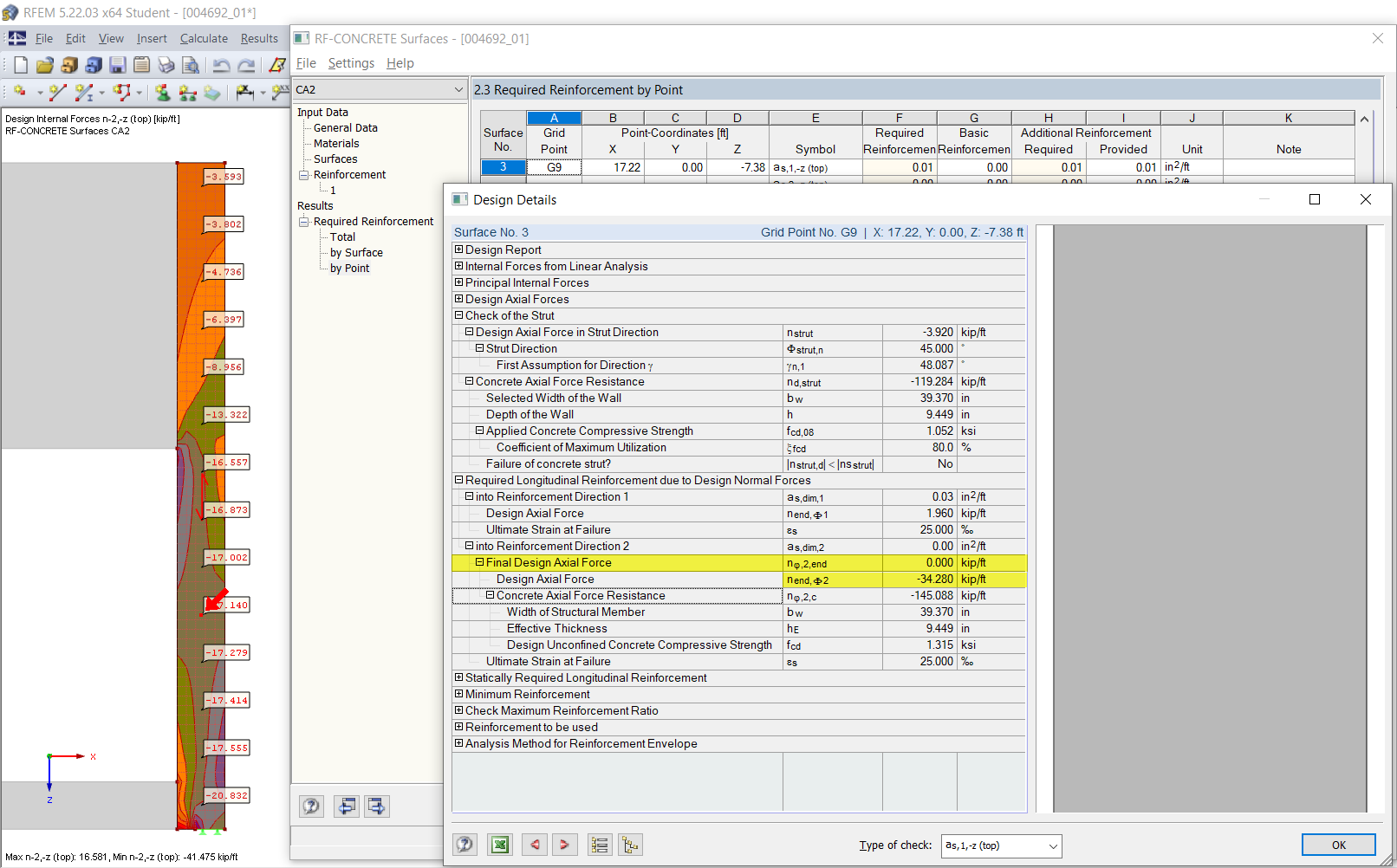 Design Details Without Optimization of Internal Forces