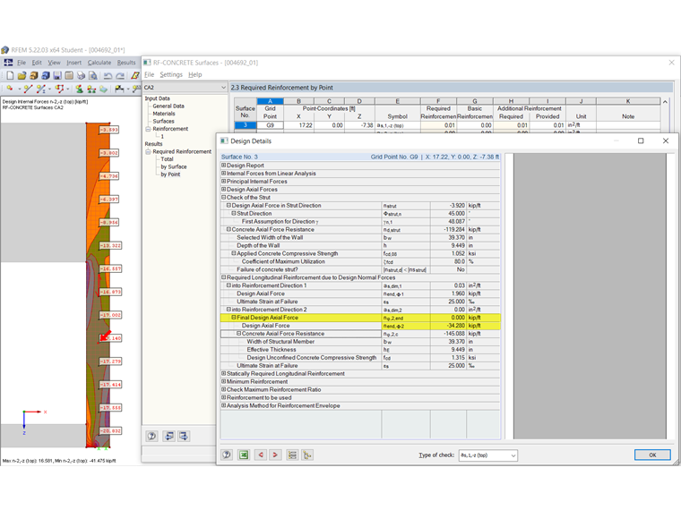 Design Details Without Optimization of Internal Forces