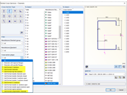Selecting Cross-Section Shape