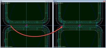 Display of Shear Stress on Null Elements