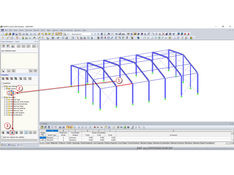 Removing Selected Objects from Selected User-Defined Visibility