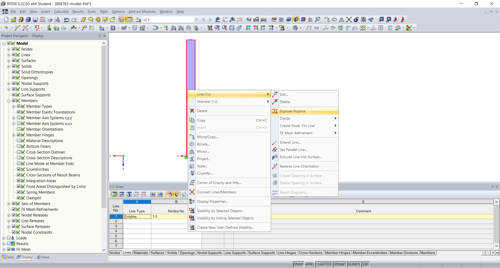 Function "Explode Polyline"