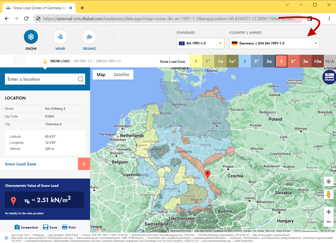 Web Service Response (Raster Graphic)