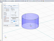 Draw Second Line to Split Cylinder